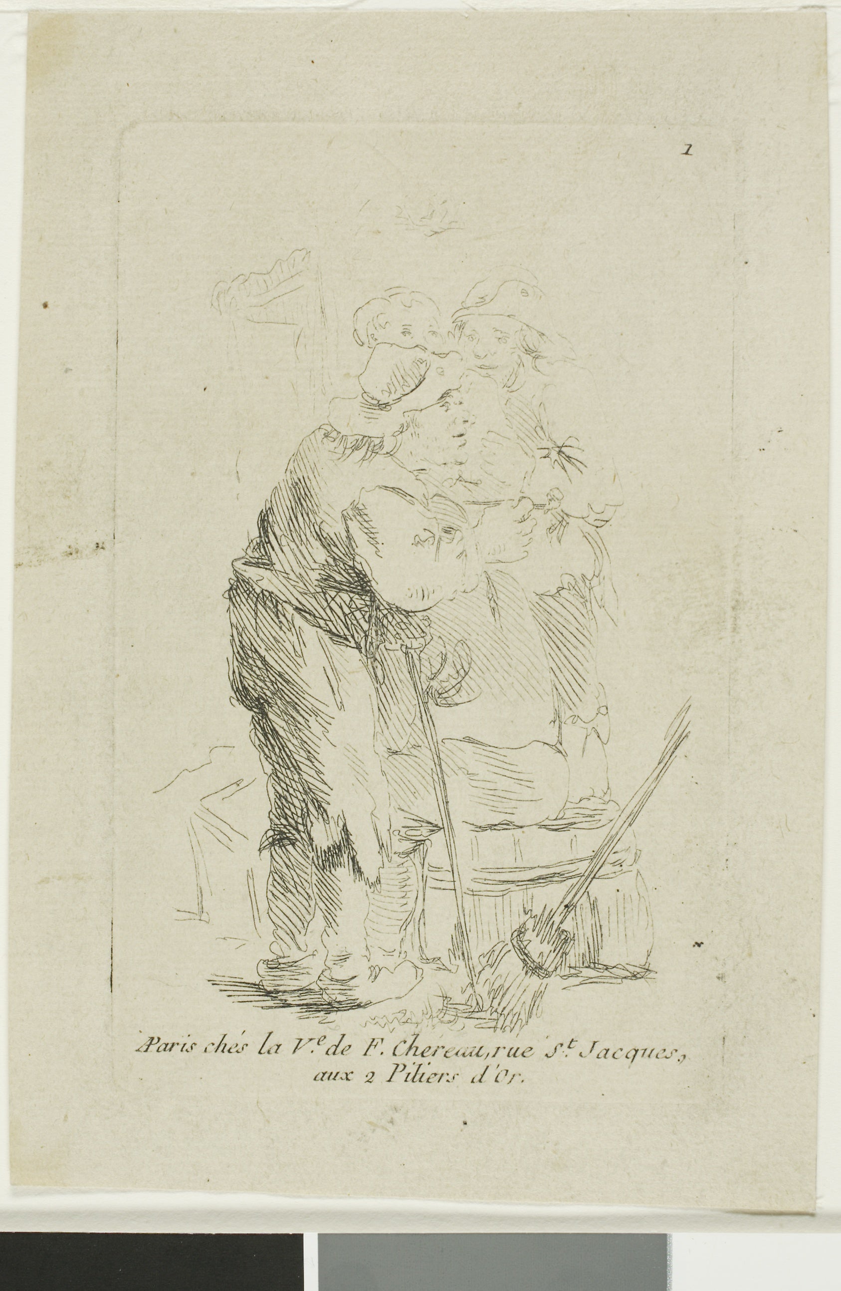 A Poorly Dressed Peasant: François Boucher,16x12"(A3) Poster