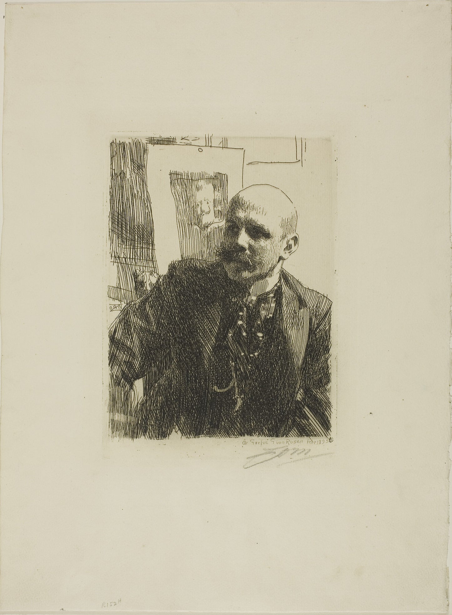 Georg von Rosen -  Anders Zorn,  Poster Print Wall Art
