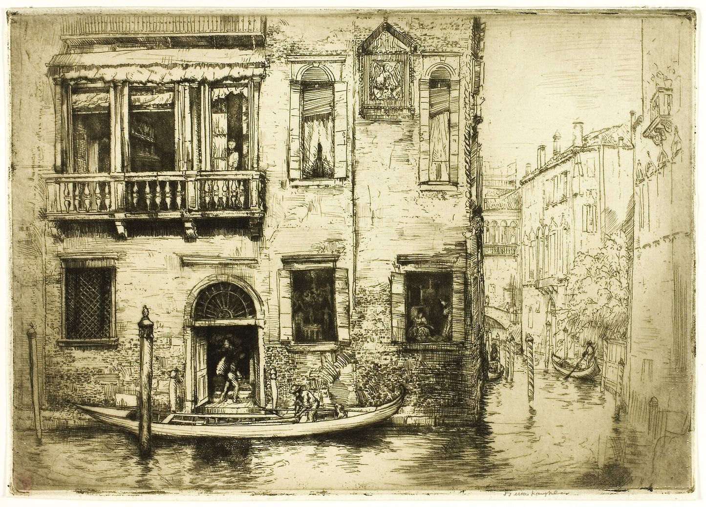 The Canal of the Little Saint, Venice -  Donald Shaw MacLaughlan,  Poster Print Wall Art