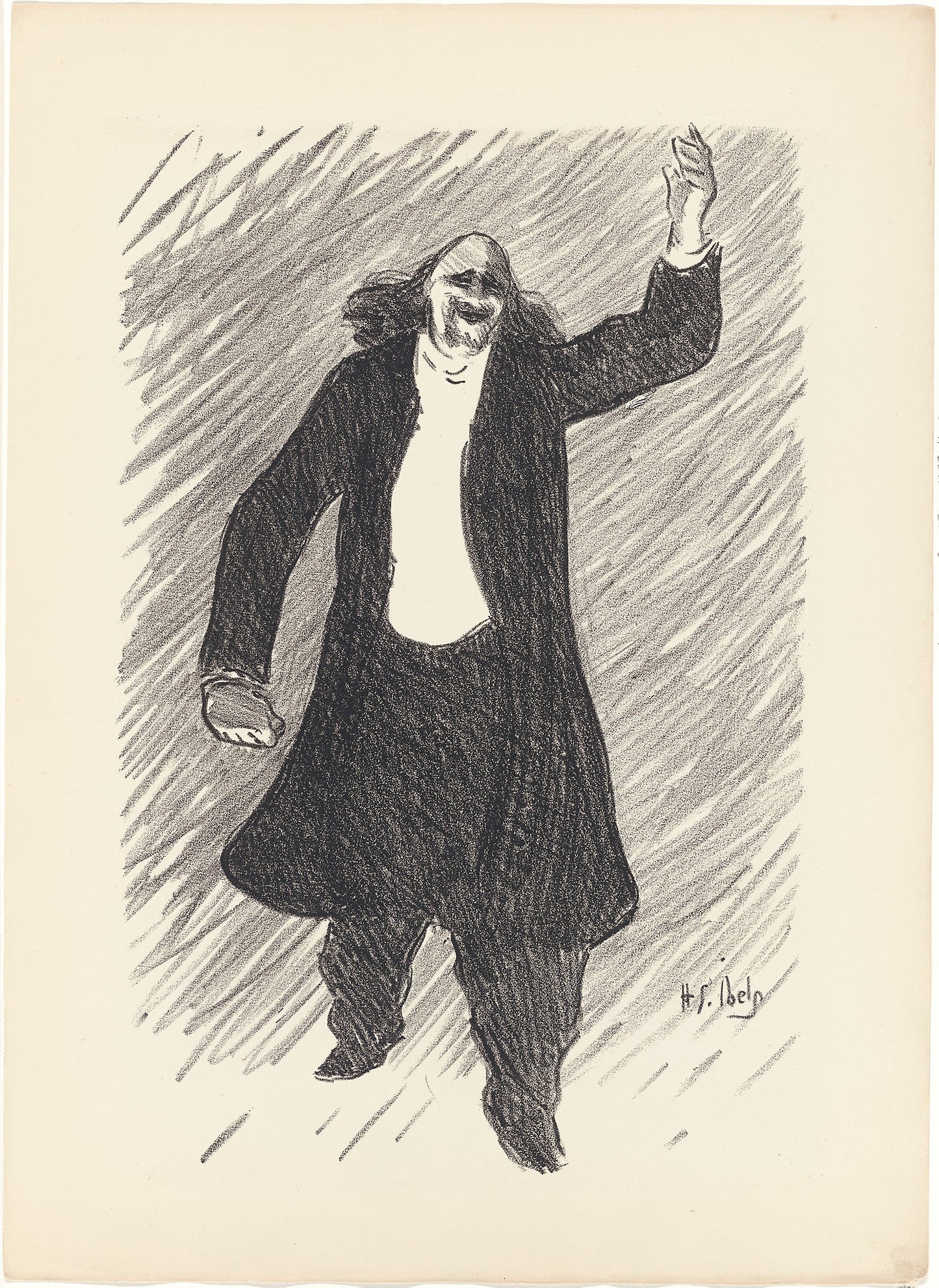 Marcel Legay, from Le Café-Concert -  Henri-Gabriel Ibels (French, 1867-1936),  Poster Print Wall Art