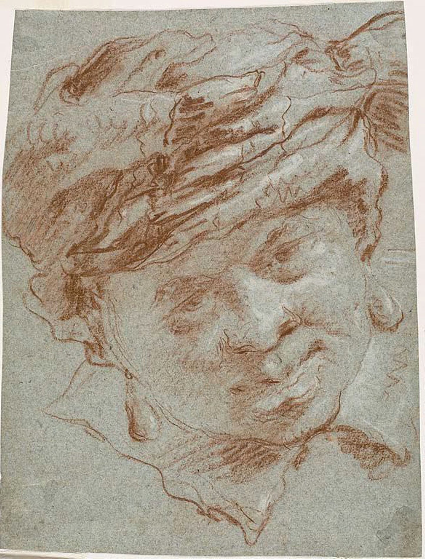 Head of a Boy with a Turban -  Giovanni Domenico Tiepolo,  Poster Print Wall Art