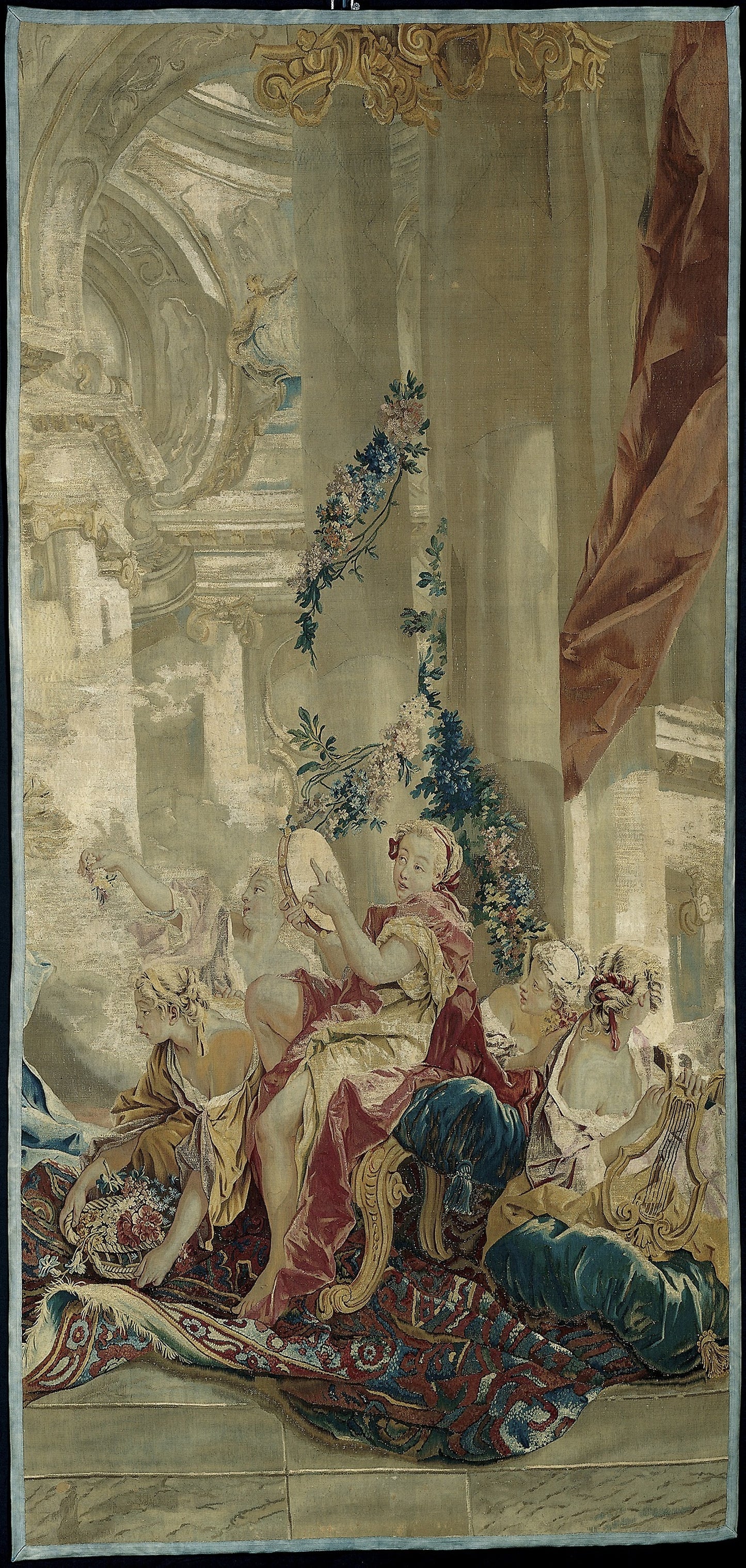 Psyche's Entrance into Cupid's Palace from the Story of Psyche -  After a cartoon -  François Boucher (1703–1770), 1737–39,  Poster Print Wall Art