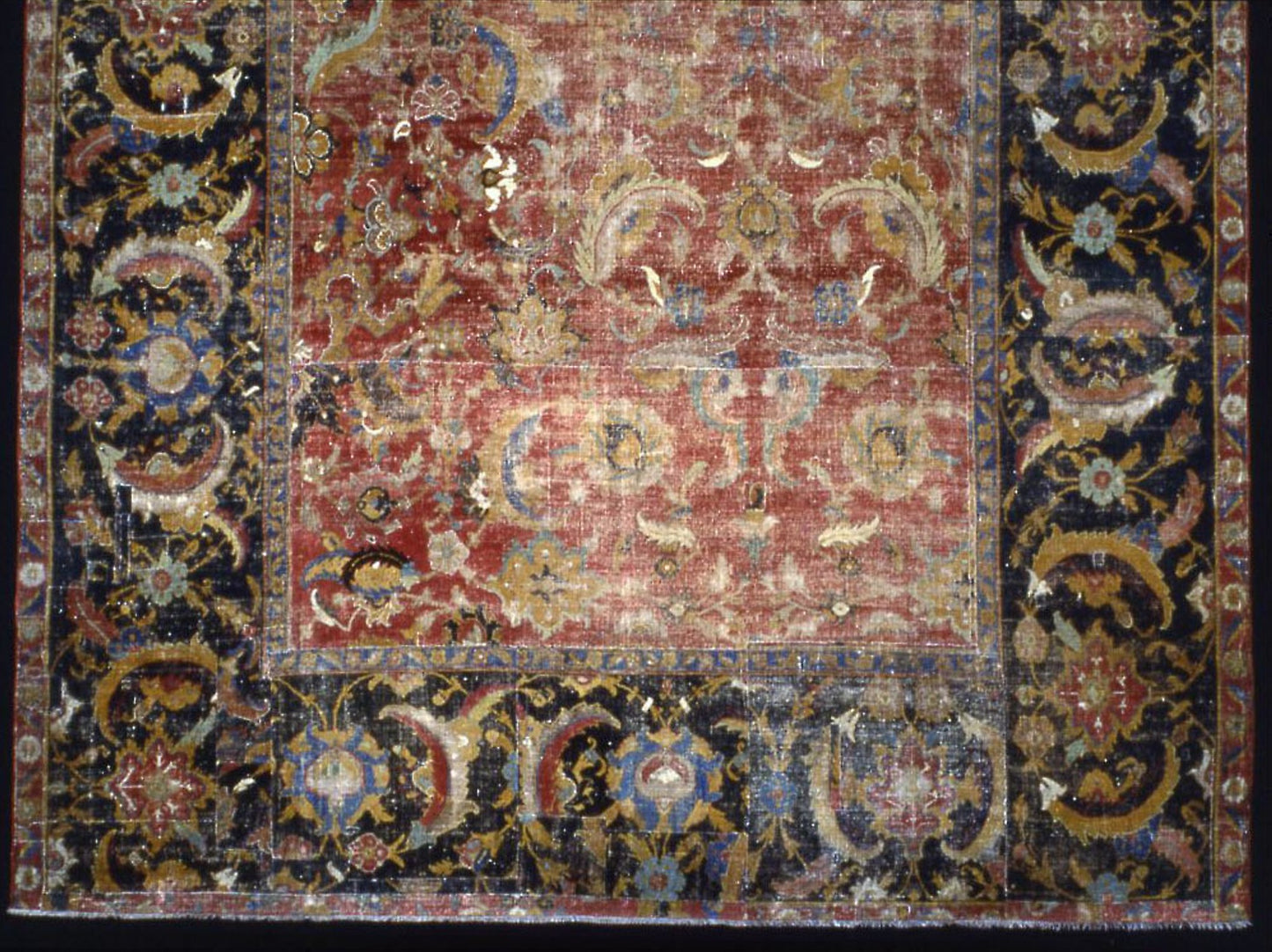 Carpet -  India, possibly Agra,  Poster Print Wall Art