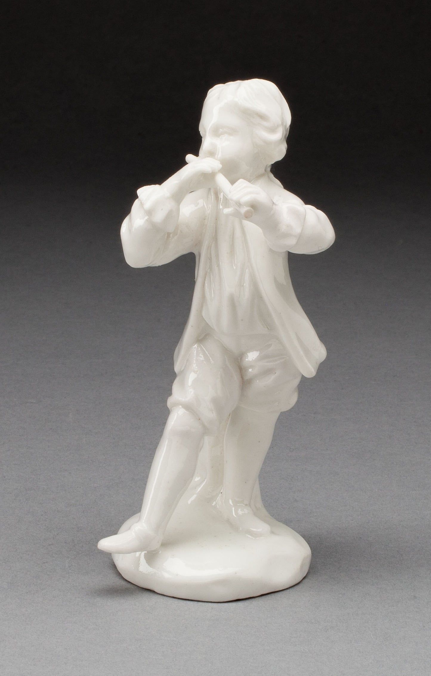 Boy Playing Flute -  Tournai Porcelain Manufactory,  Poster Print Wall Art