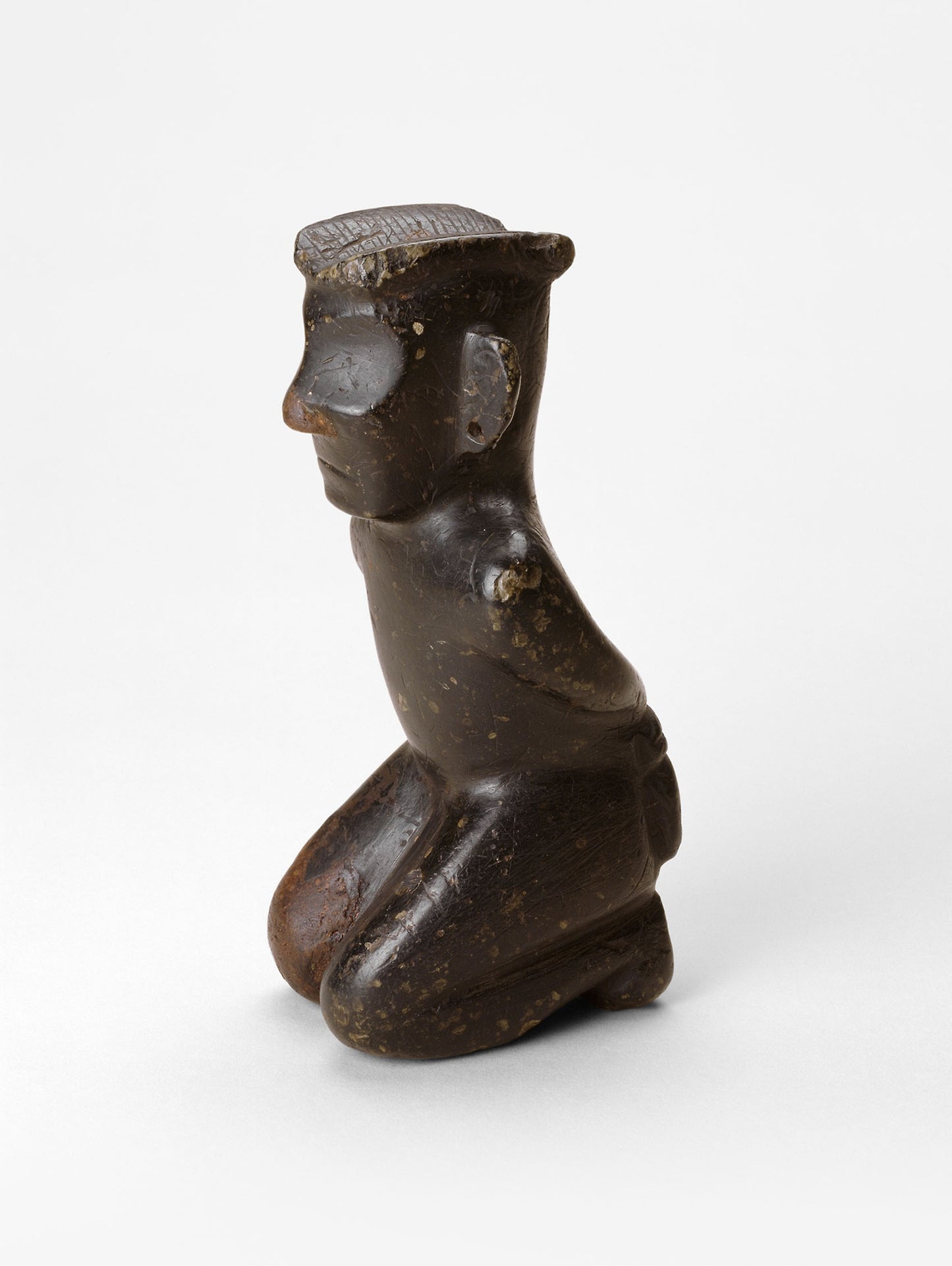 Kneeling Figure: China, probably Sichuan province, Poster Print Wall Art