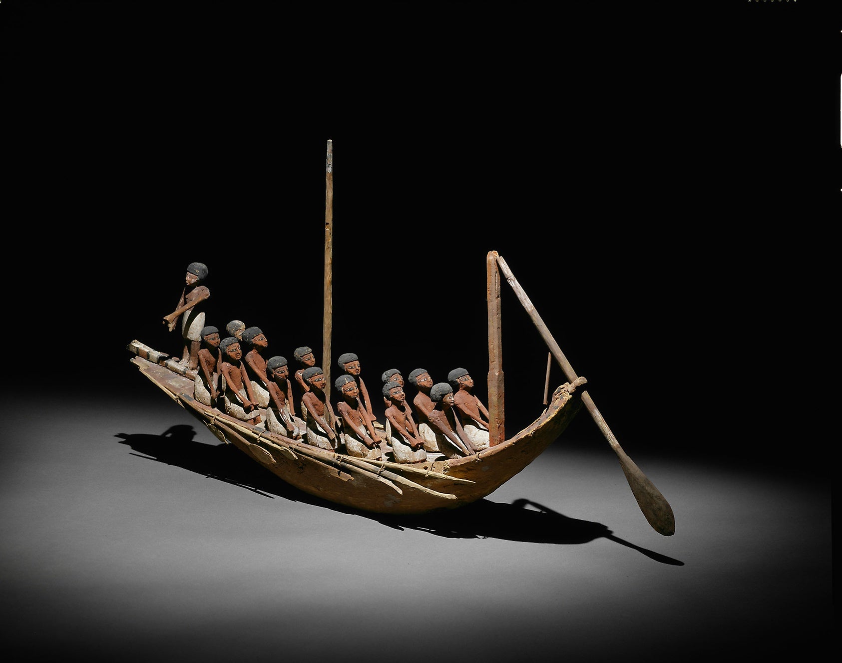 Model of a River Boat: Egyptian,16x12"(A3) Poster