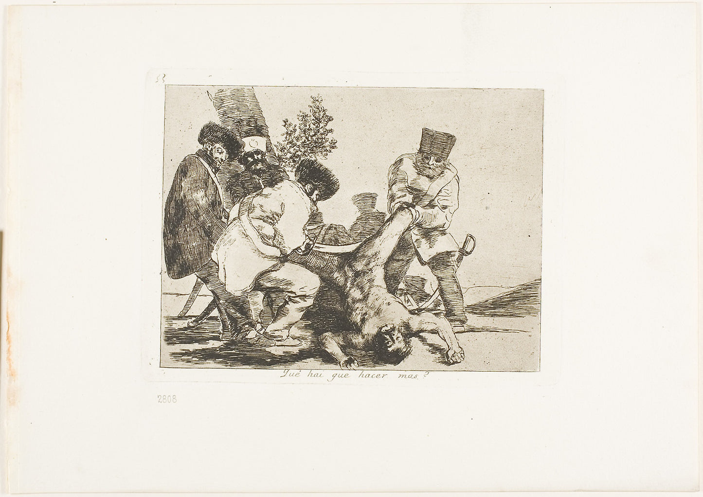 What More Can Be Done?, plate 33 from The Disasters of War -  Francisco José de Goya y Lucientes,  Poster Print Wall Art