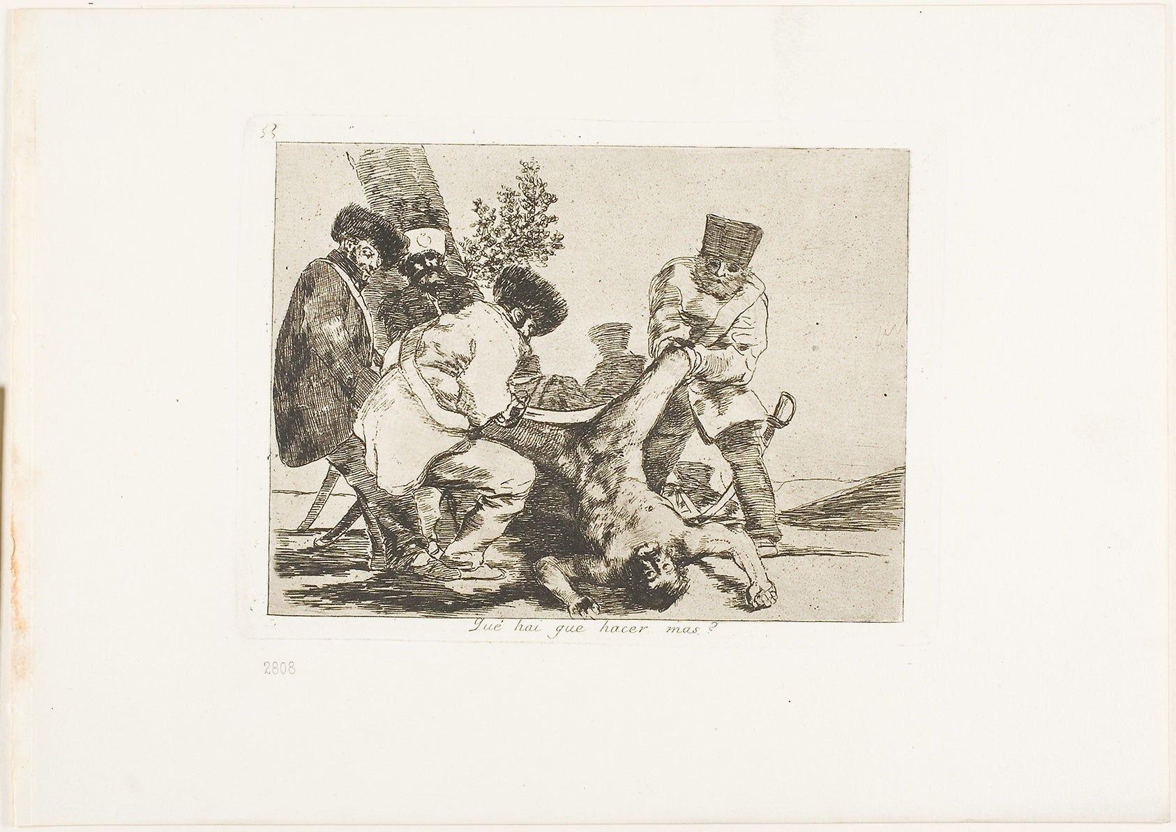 What More Can Be Done?, plate 33 from The Disasters of War: Francisco José de Goya y Lucientes,16x12"(A3) Poster