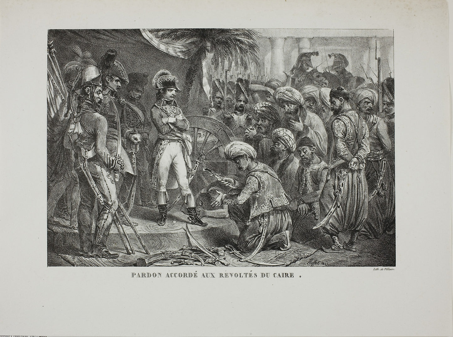 Pardon Granted to the Cairo Rebels -  Denis Auguste Marie Raffet (French, 1804-1860),  Poster Print Wall Art