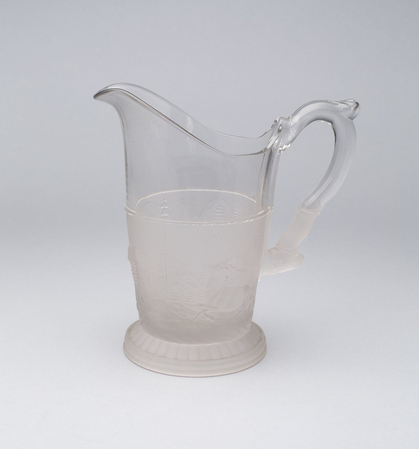 Westward Ho!/Pioneer pattern pitcher: Gillinder and Sons, 1861–c. 1930, Poster Print Wall Art