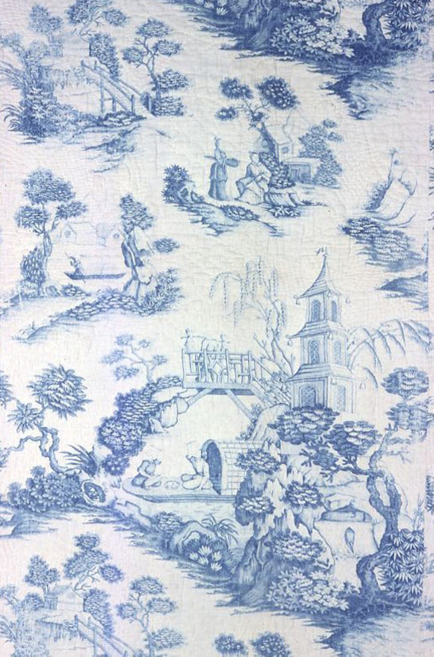 Bedcover -  Design in the Style of Jean Baptiste Pillement (French, 1728–1808),  Poster Print Wall Art