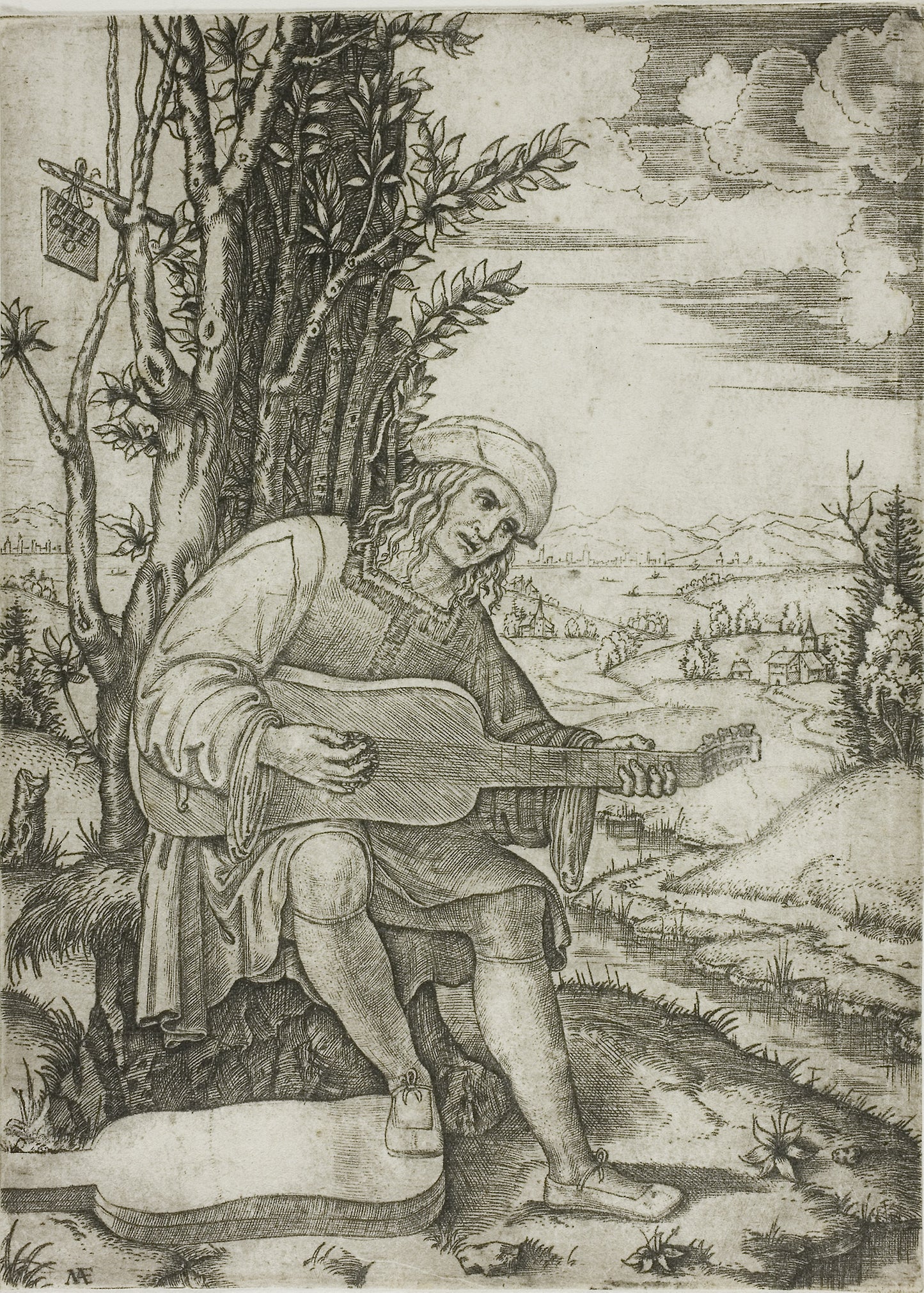Philoteo Achillini -  Marcantonio Raimondi,  Poster Print Wall Art
