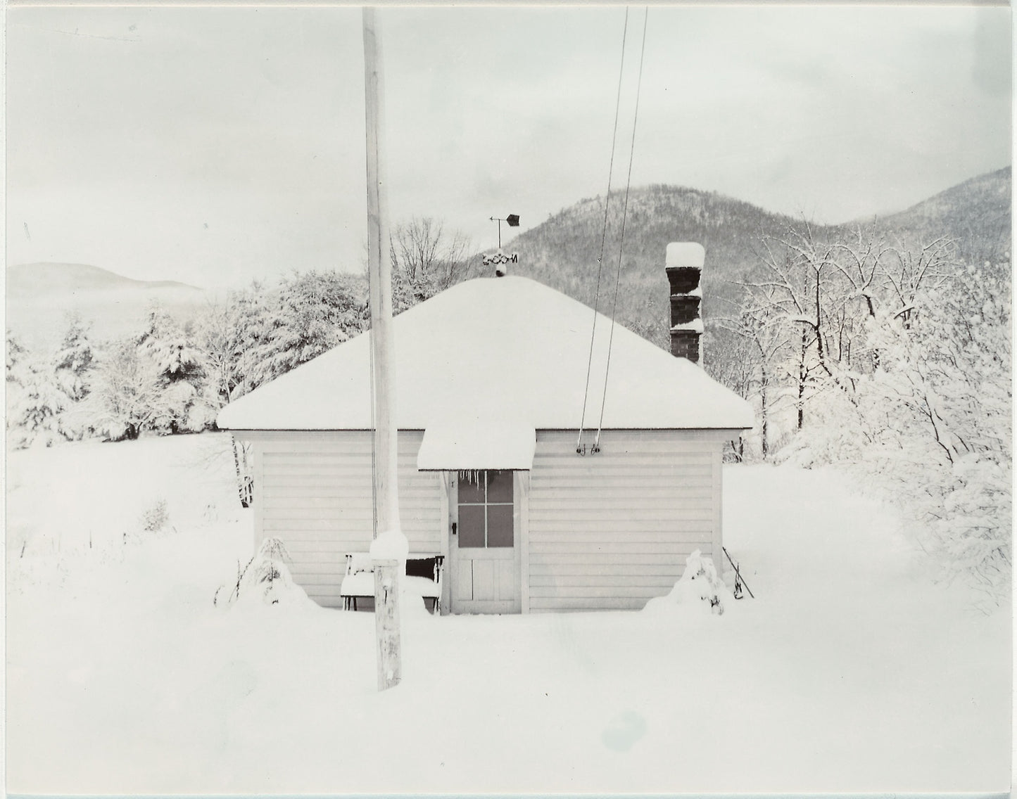 First Snow and the Little House -  Alfred Stieglitz,  Poster Print Wall Art