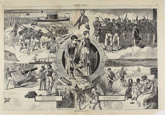 1860-1870: Winslow Homer (American, 1836-1910),16x12"(A3) Poster