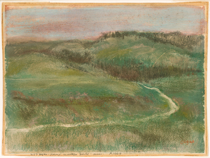 Landscape: Edgar Degas,16x12