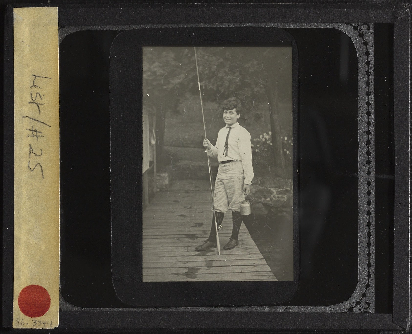 Untitled (Howard with fishing pole): Alfred Stieglitz,16x12"(A3) Poster