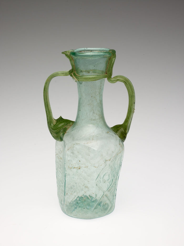 Double-Handled Bottle: Byzantine; Eastern Mediterranean,16x12
