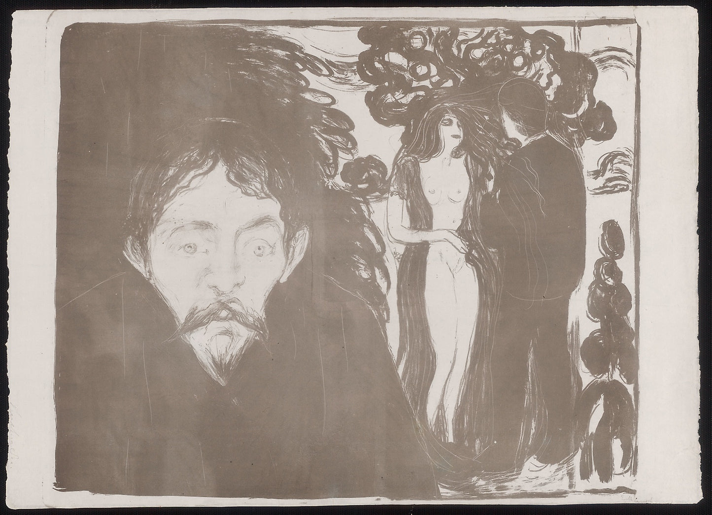 Jealousy -  Edvard Munch (Norwegian, 1863-1944),  Poster Print Wall Art