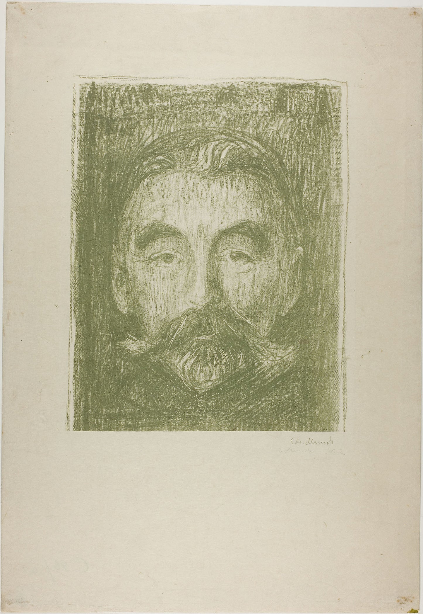 Stéphane Mallarmé -  Edvard Munch (Norwegian, 1863-1944),  Poster Print Wall Art