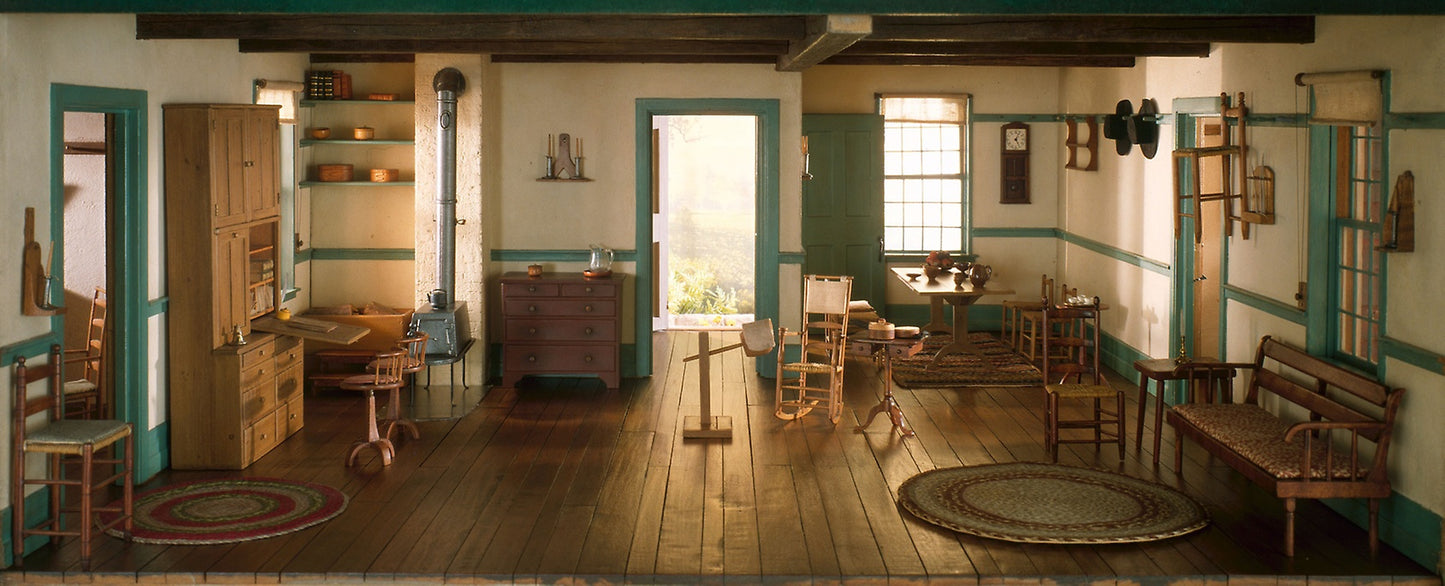 A18 -  Shaker Living Room, c. 1800 -  Mrs. James Ward Thorne,  Poster Print Wall Art