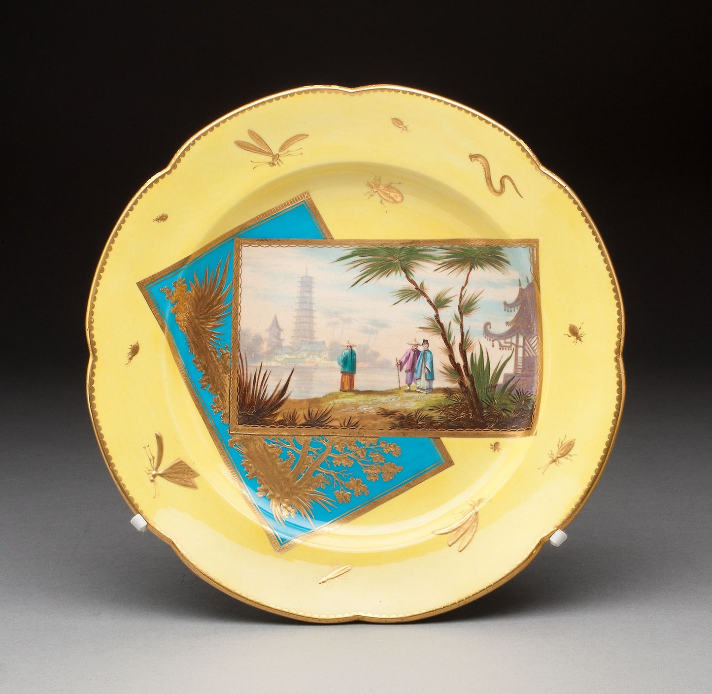Plate -  Coalport and Coalbrookdale Porcelain Factory,  Poster Print Wall Art
