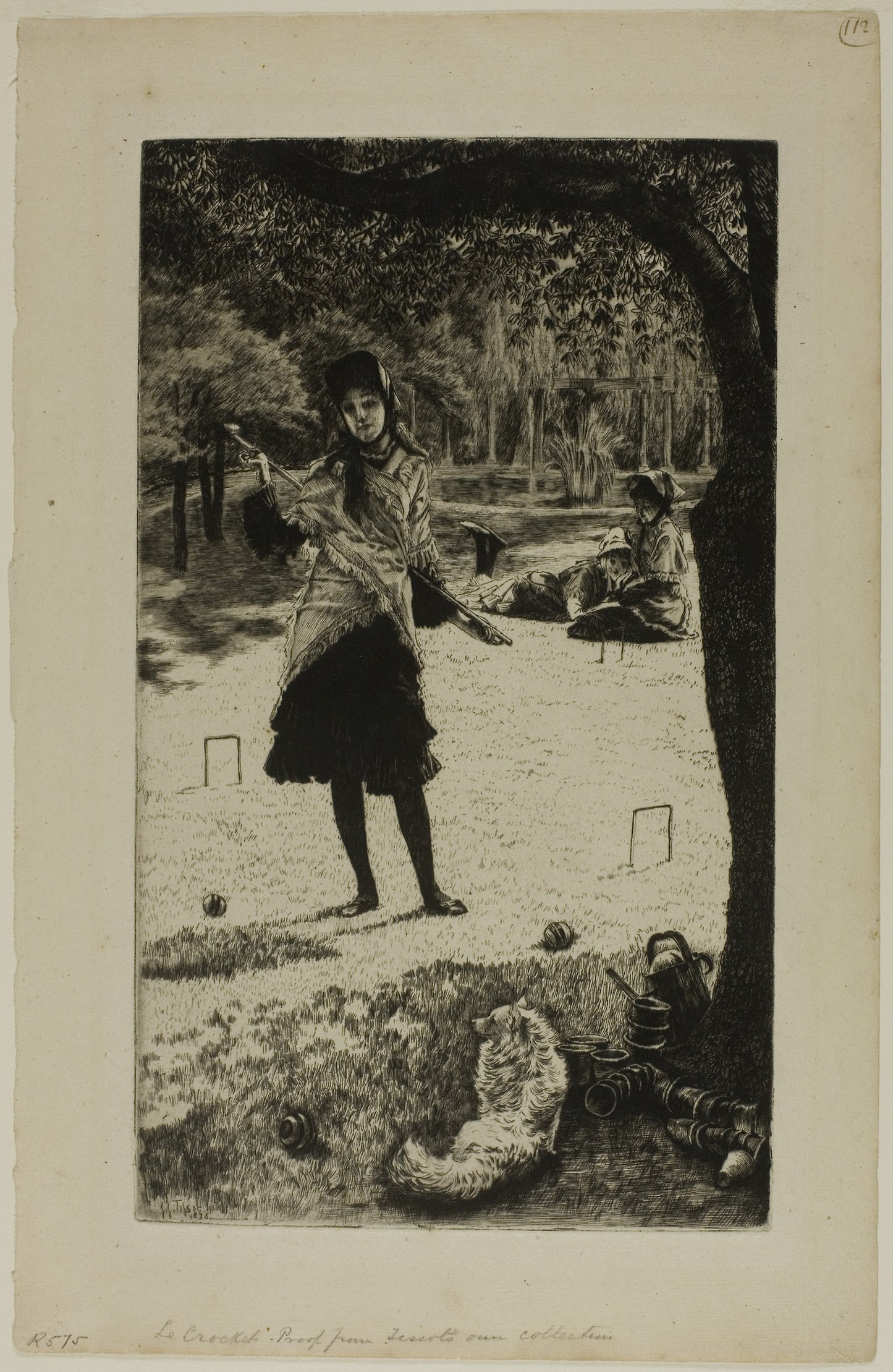 Croquet -  James Tissot,  Poster Print Wall Art