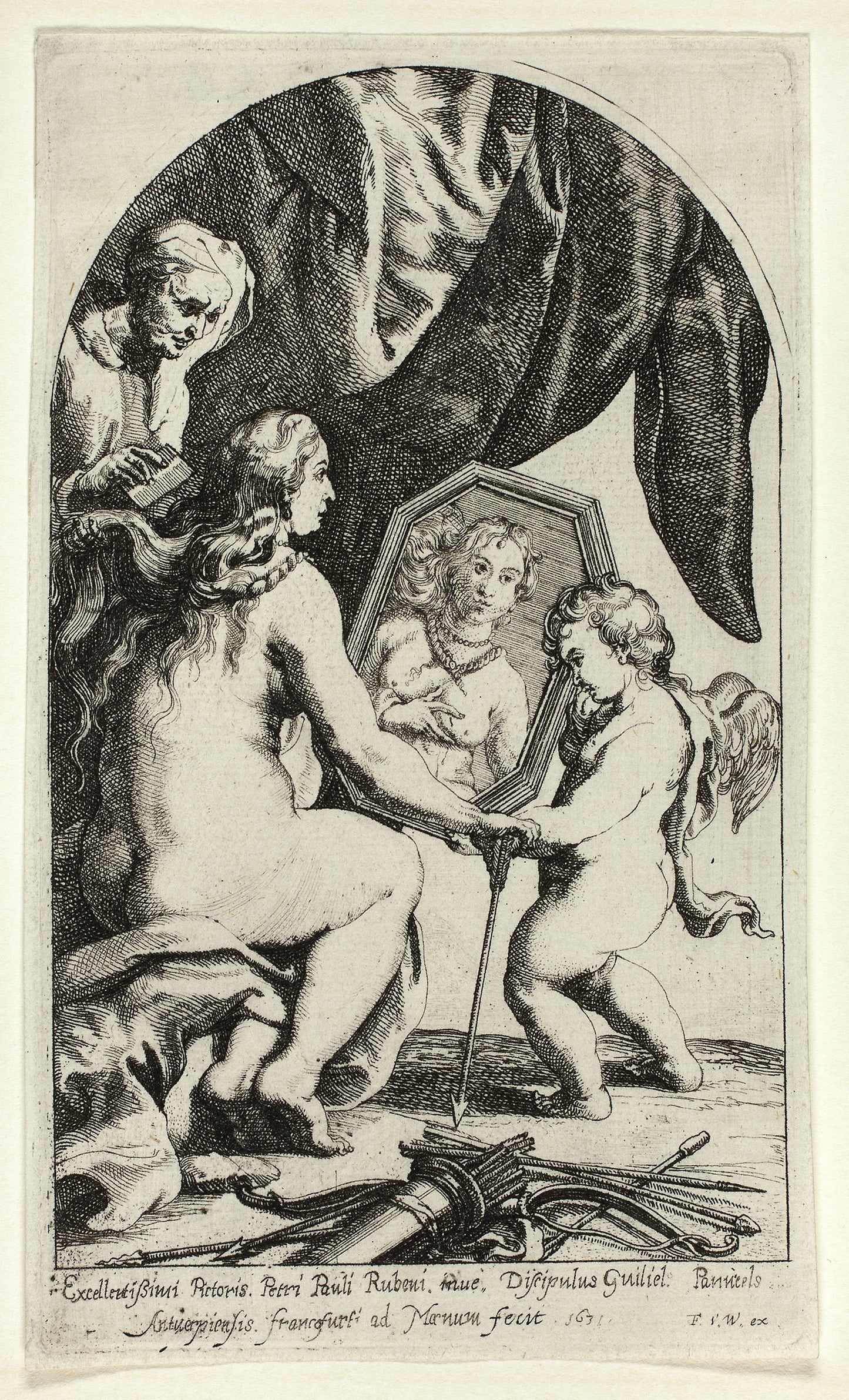 The Toilet of Venus -  Willem Panneels (Flemish, c. 1600–c. 1632) ,  Poster Print Wall Art