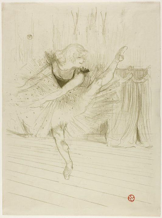 Miss Ida Heath, English Dancer: Henri de Toulouse-Lautrec,16x12"(A3) Poster