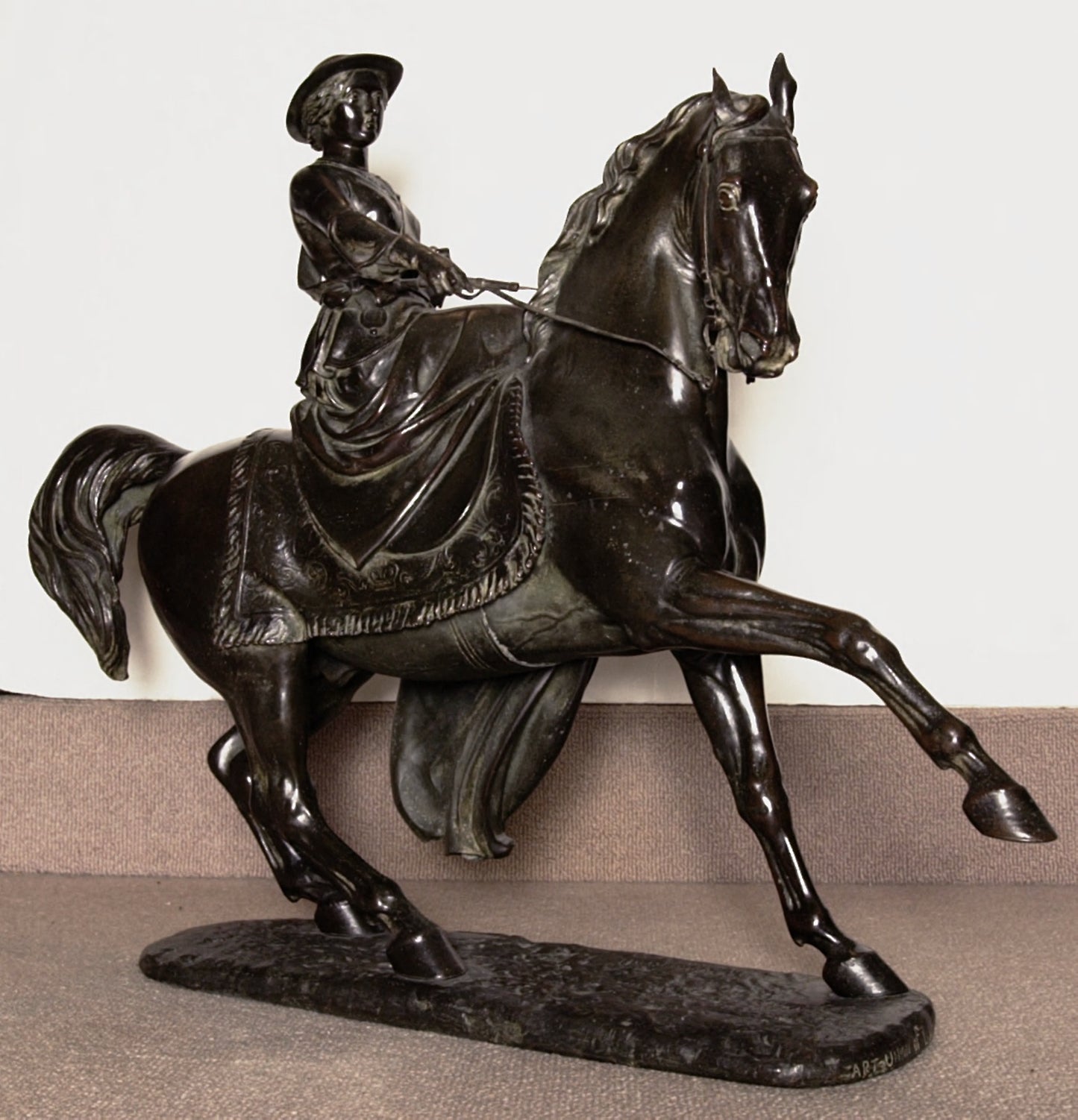 Queen Victoria on Horseback -  Thomas Thornycroft ,  Poster Print Wall Art