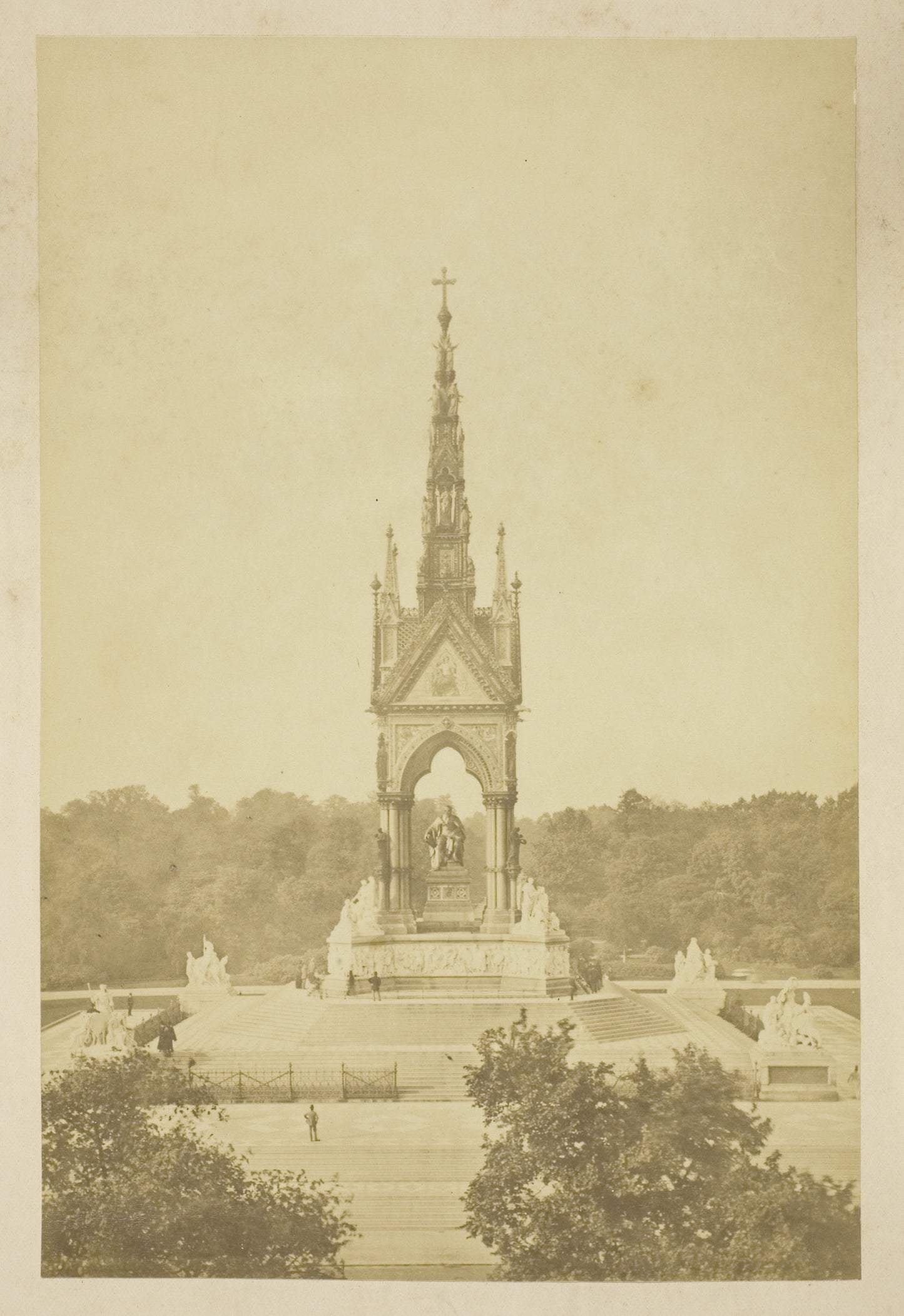 Albert Memorial -  Artist unknown,  Poster Print Wall Art