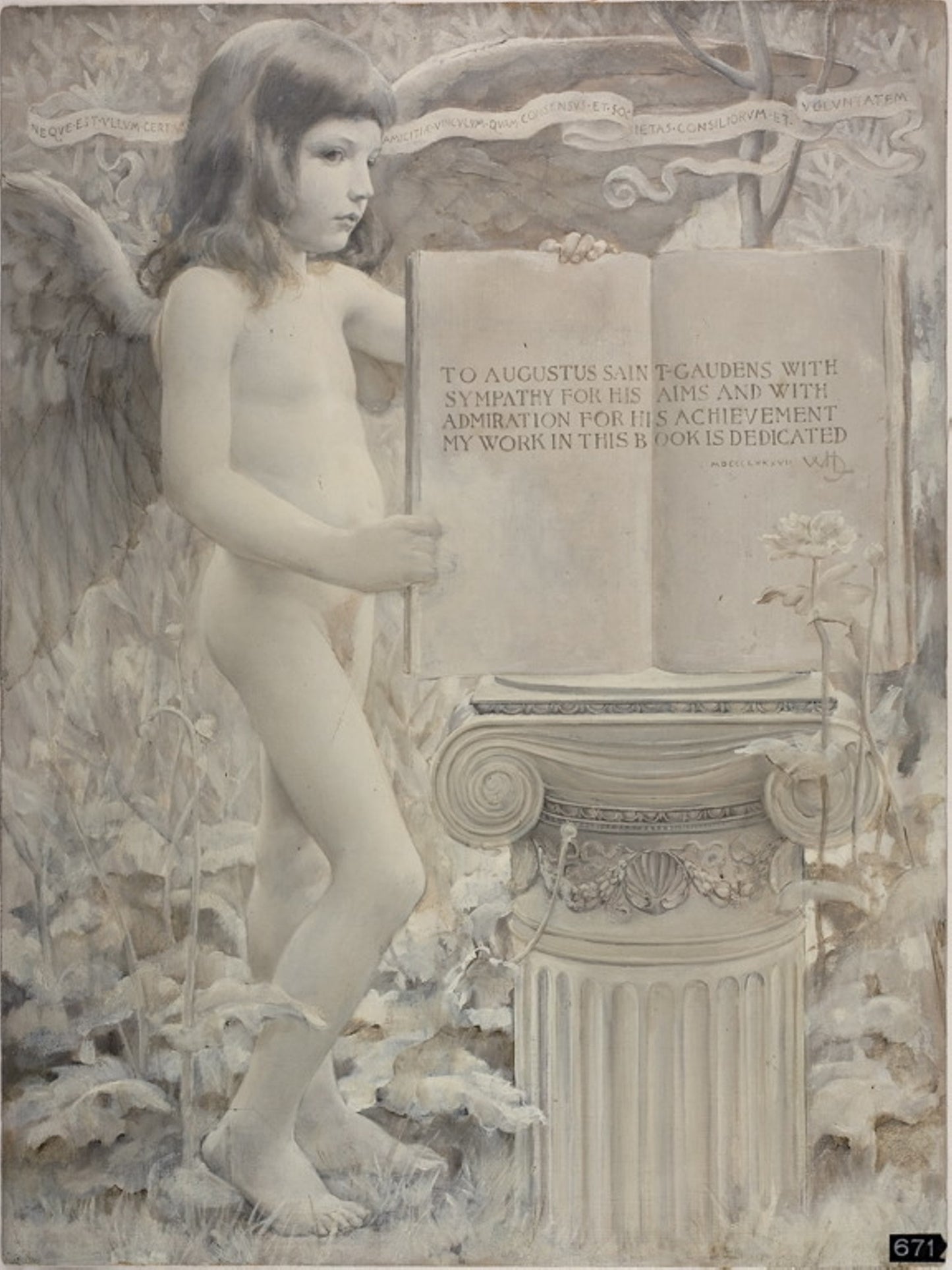 Dedication (Odes and Sonnets) -  Will Hicock Low,  Poster Print Wall Art