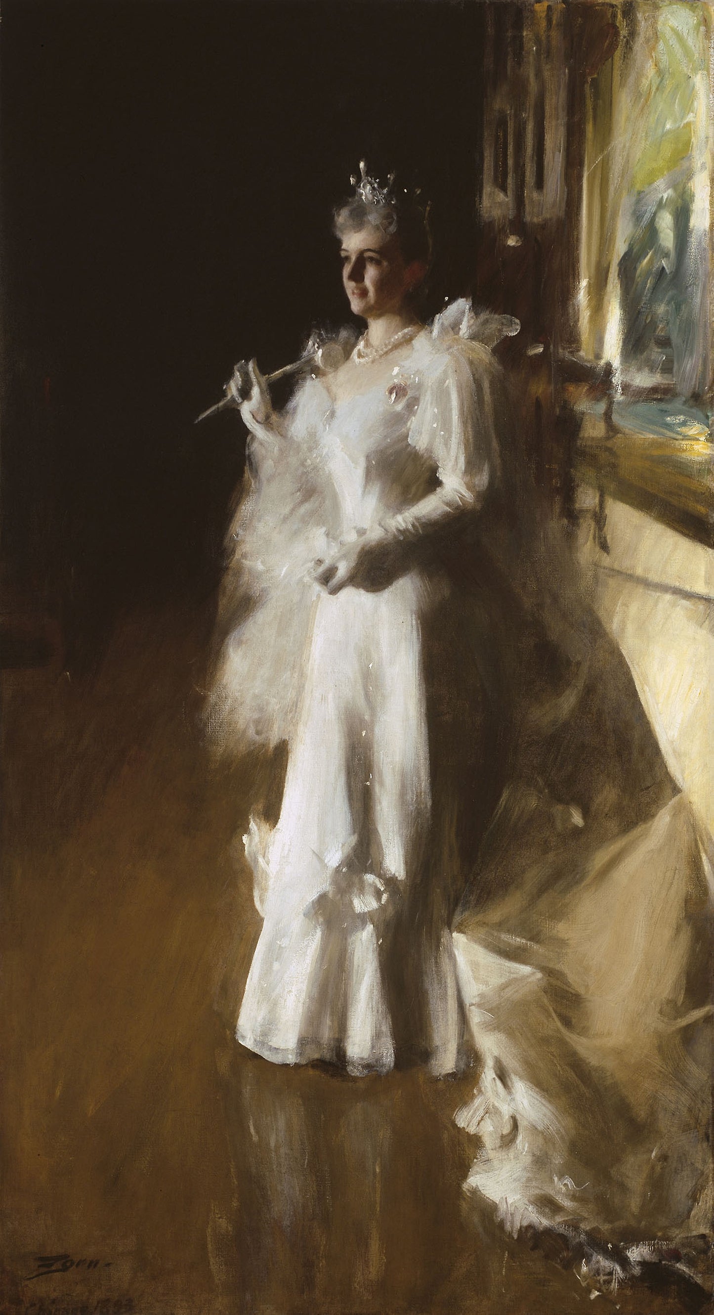 Mrs. Potter Palmer -  Anders Leonard Zorn,  Poster Print Wall Art