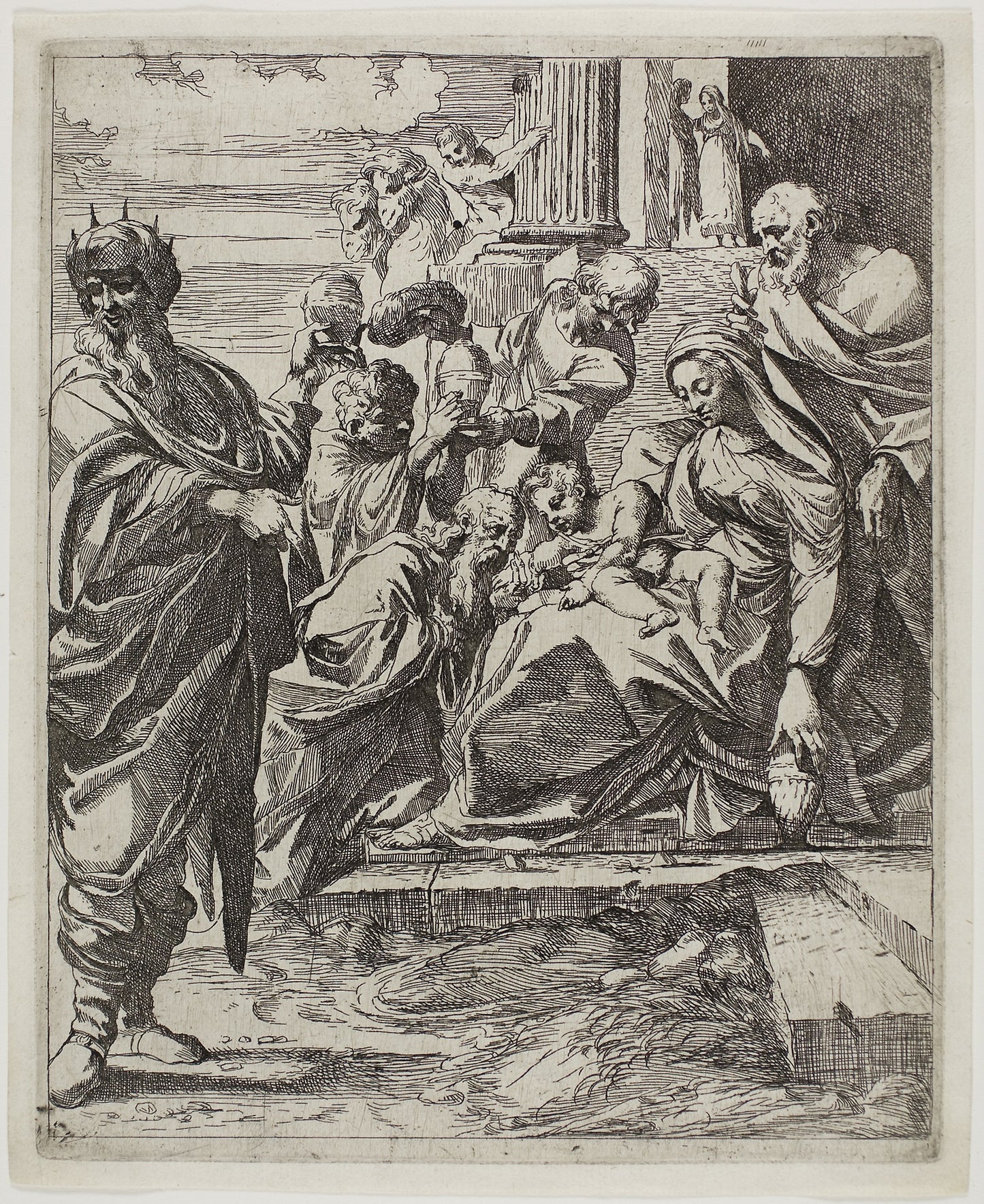Adoration of the Magi -  Sisto Badalocchio,  Poster Print Wall Art