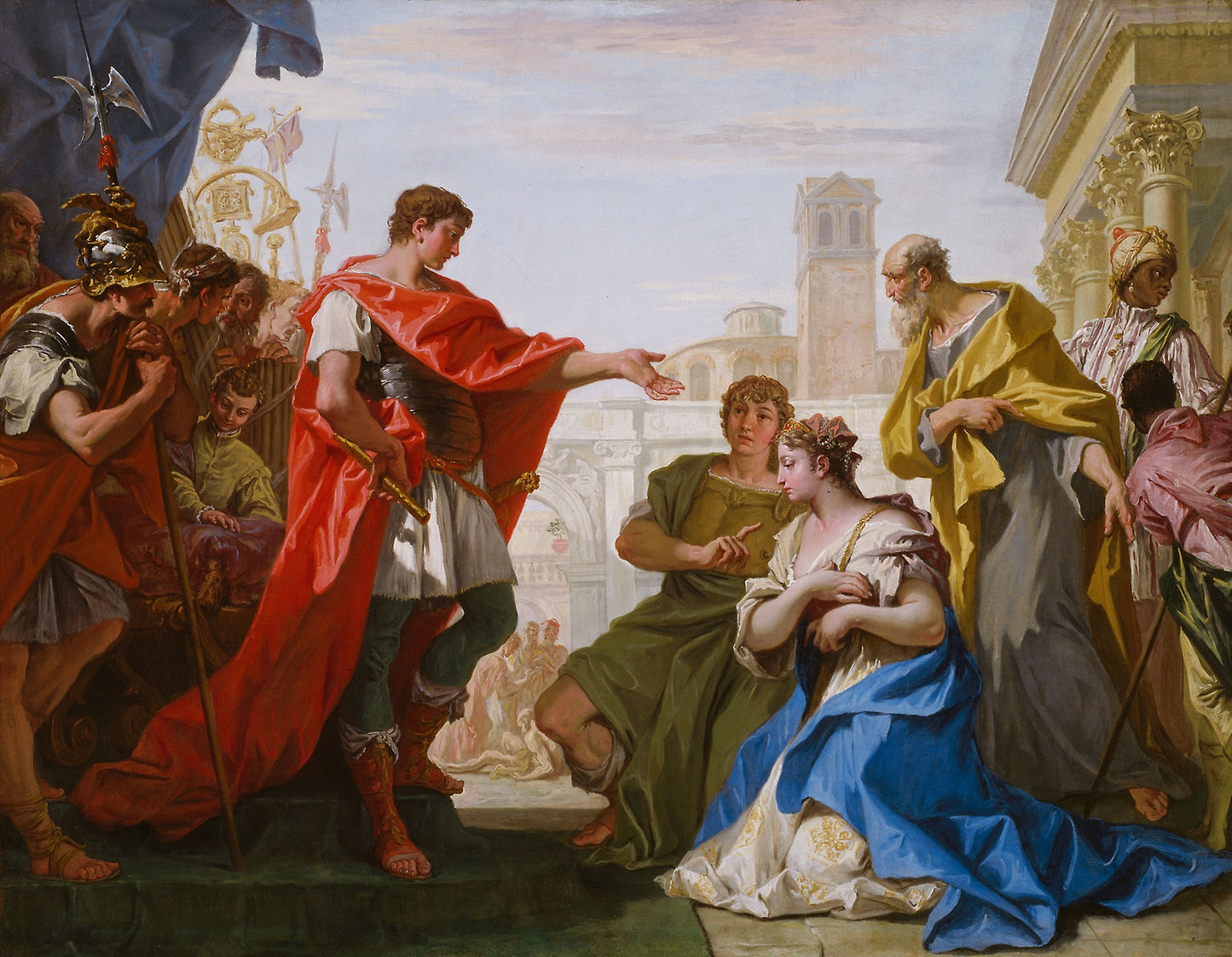 The Continence of Scipio -  Sebastiano Ricci,  Poster Print Wall Art