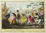 A Visit to Cockney Farm: George Cruikshank (English, 1792-1878),16x12"(A3) Poster