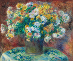 Chrysanthemums by  Pierre-Auguste Renoir, 23x16"( A2 size) Poster Print