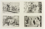 Dog Days - Legislation Going to the Dogs from George Cruikshank's Steel Etchings to The Comic Almanacks: 1835-1853 (top left): George Cruikshank (English, 1792-1878),16x12"(A3) Poster