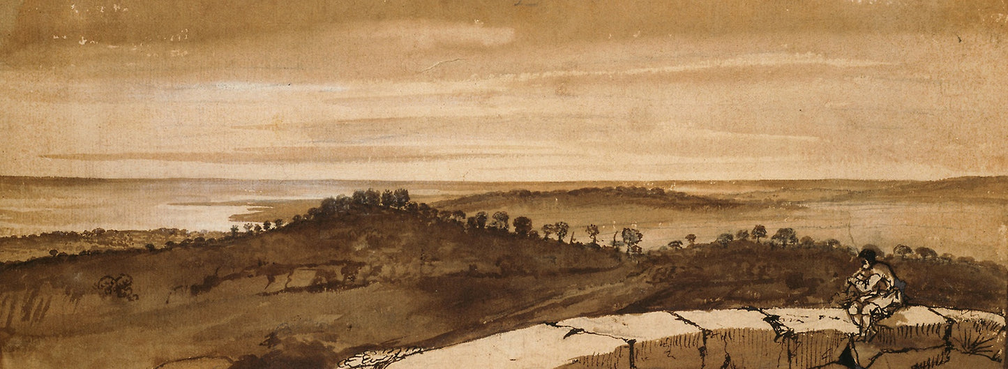 Panorama from the Sasso: Claude Lorrain, Poster Print Wall Art