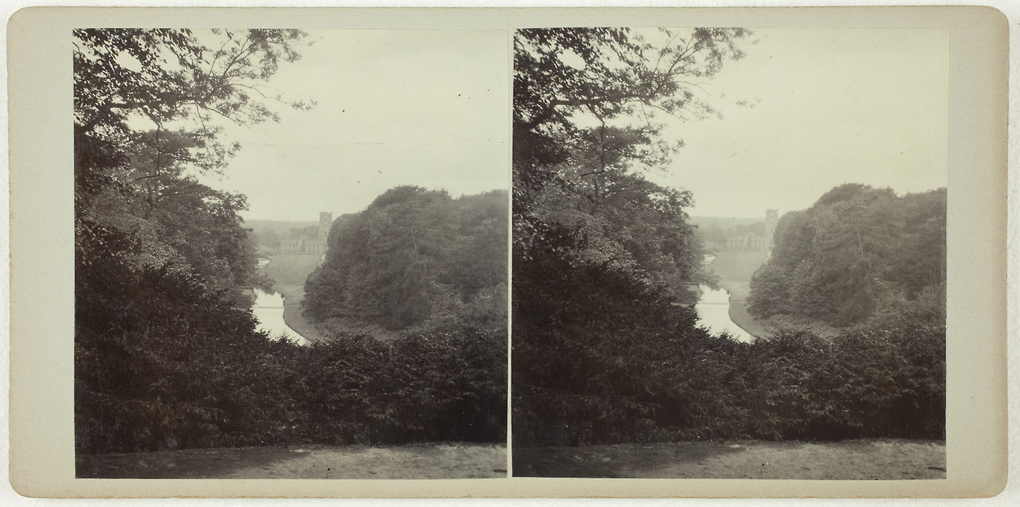 Untitled (Fountains Abbey Surprise View) -  Artist unknown,  Poster Print Wall Art