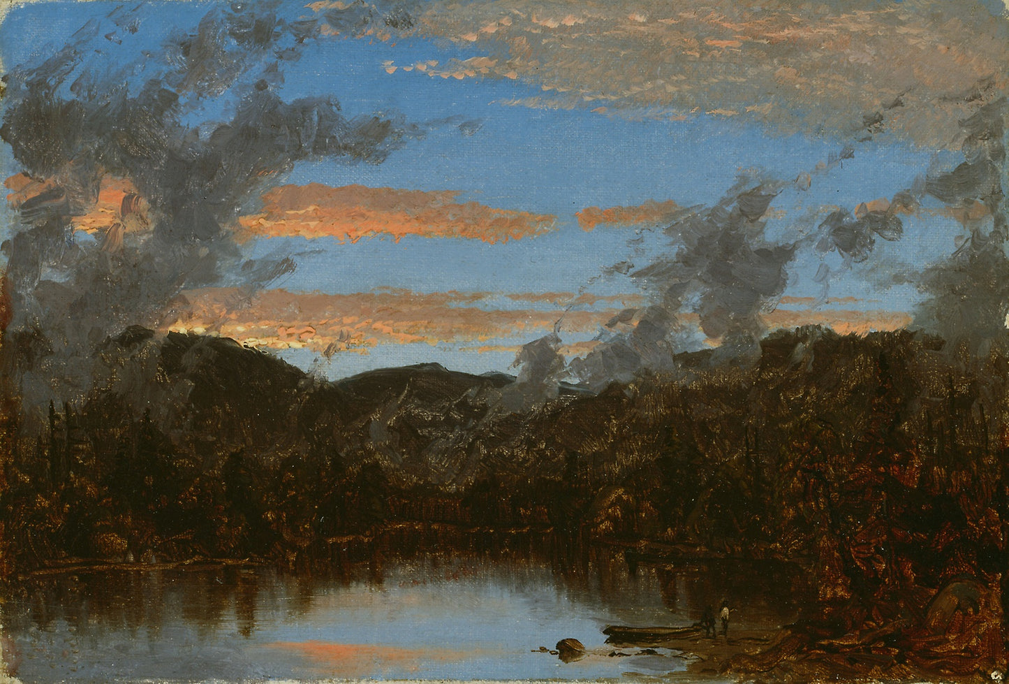 Mist Rising at Sunset in the Catskills -  Sanford Robinson Gifford,  Poster Print Wall Art