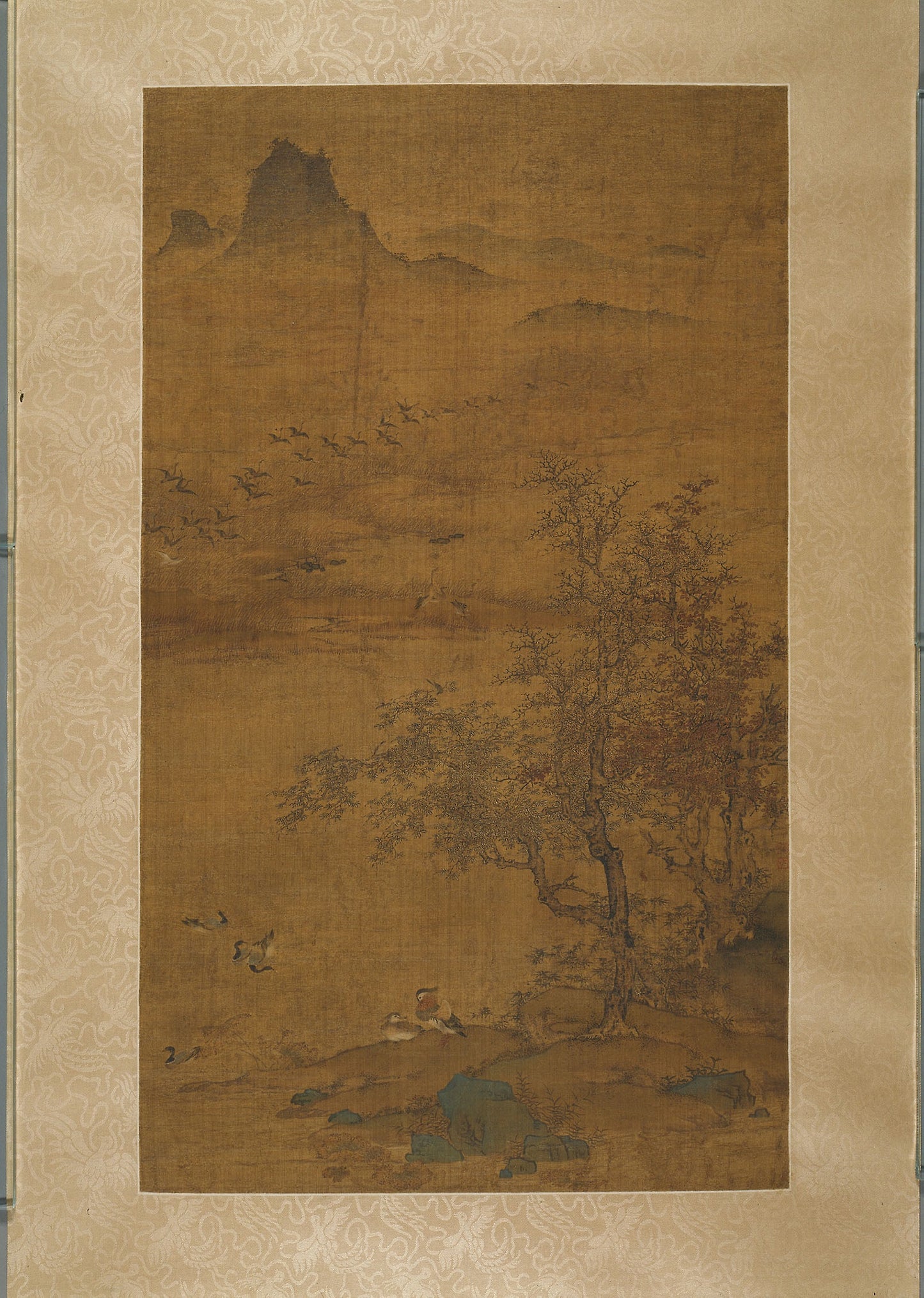 Flight of Geese -  Artist unknown,  Poster Print Wall Art