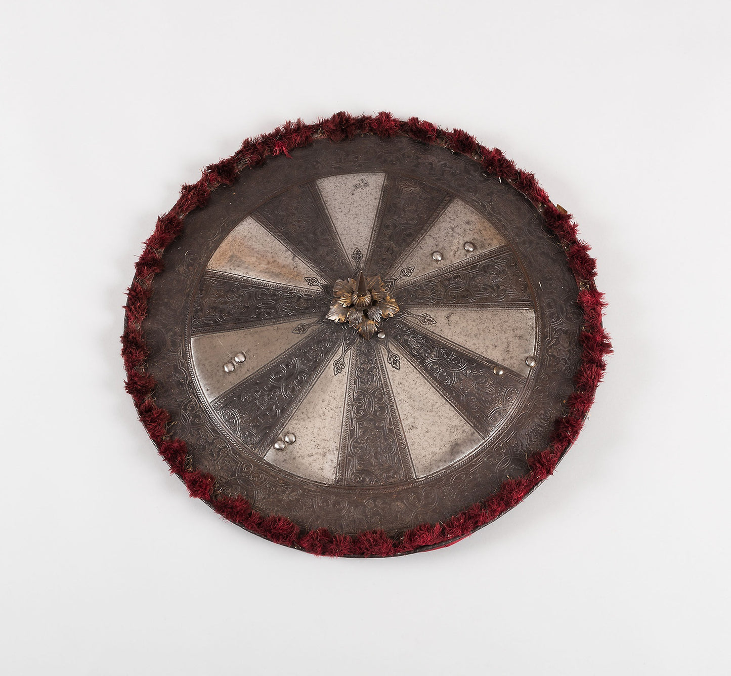 Shield (Rondache) with a Spiked Umbo -  German,  Poster Print Wall Art