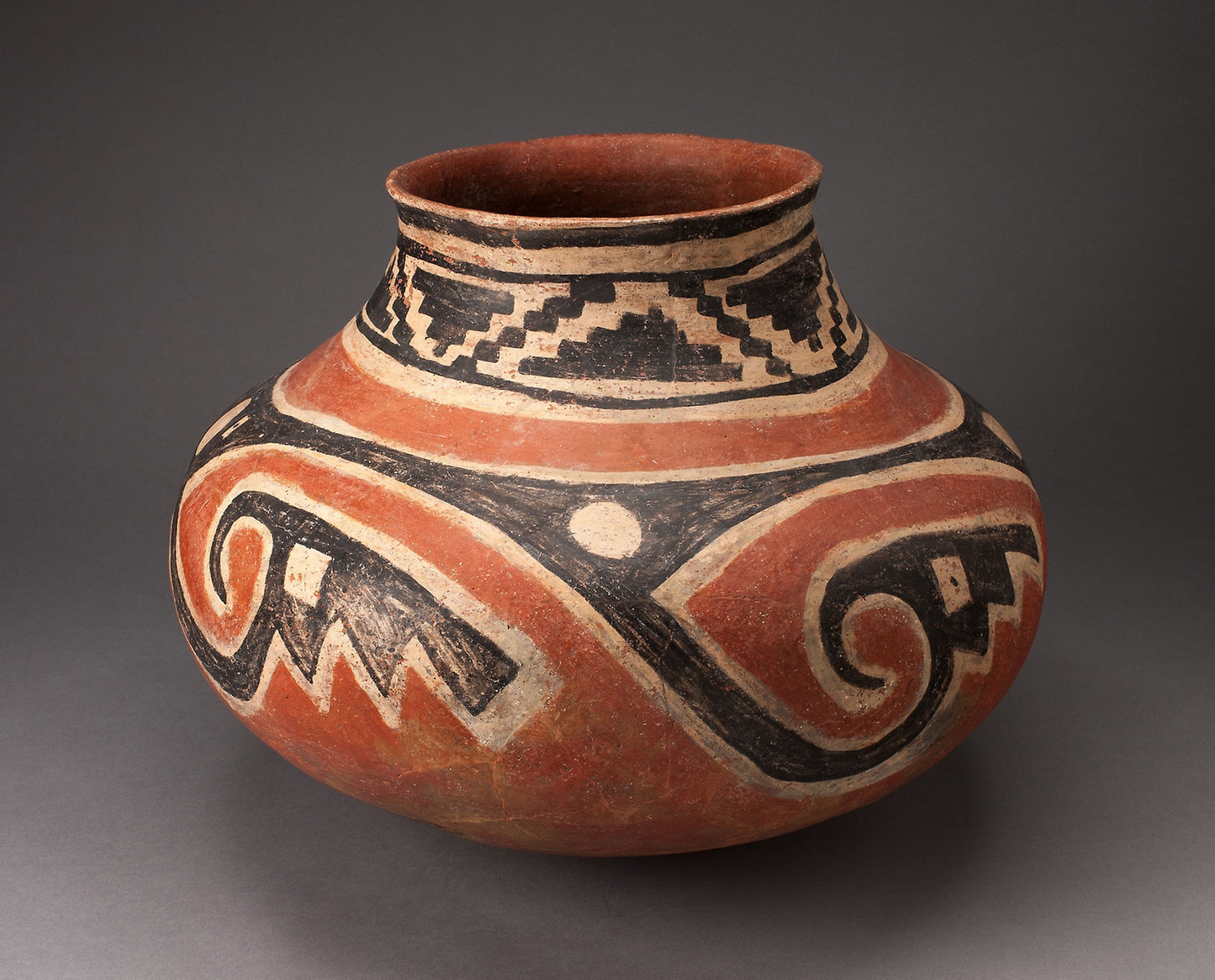 Jar -  Cibola, Four Mile Polychrome, White Mountain Red Ware,  Poster Print Wall Art