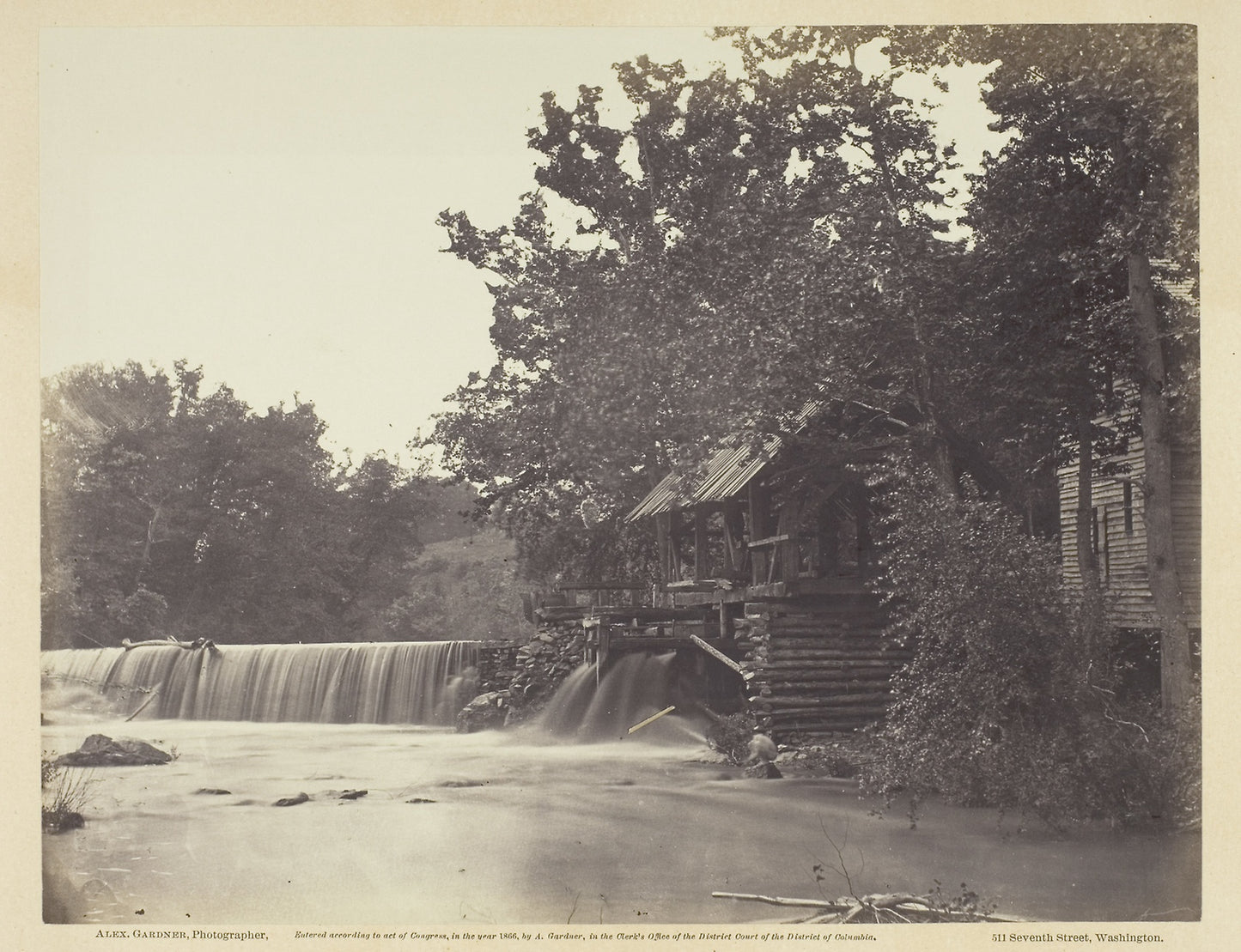 Quarles' Mill, North Anna, Virginia -  Alexander Gardner,  Poster Print Wall Art