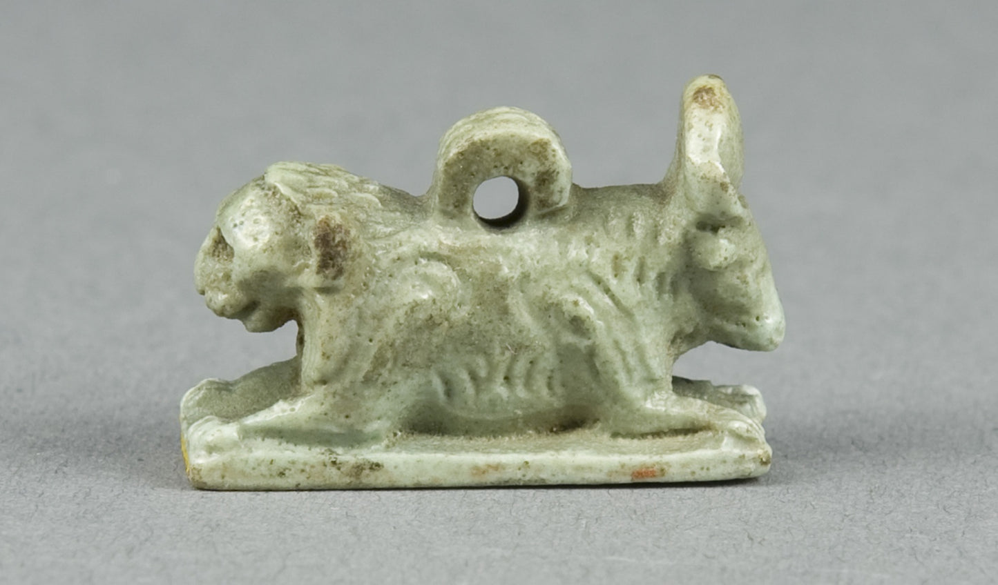 Amulet of a Double Animal -  Lion and Bull -  Egyptian,  Poster Print Wall Art