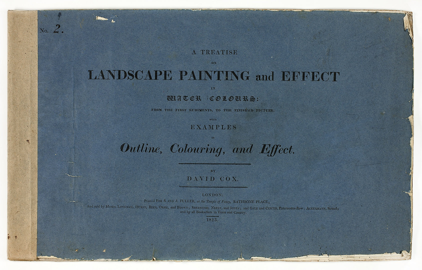 A Treatise on Landscape Painting and Effect in Water Colours: From the First Rudiments, to the Finished Picture No. 2: David Cox, the elder (English, 1783-1859),16x12"(A3) Poster