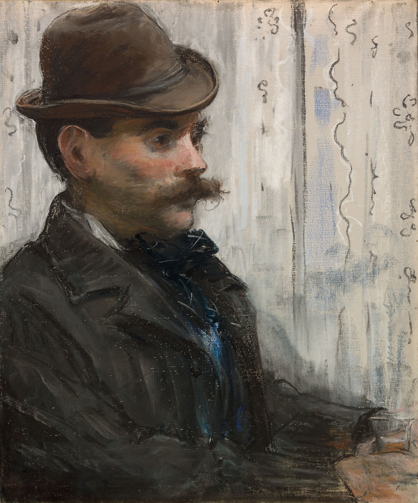 Portrait of Alphonse Maureau -  Édouard Manet,  Poster Print Wall Art