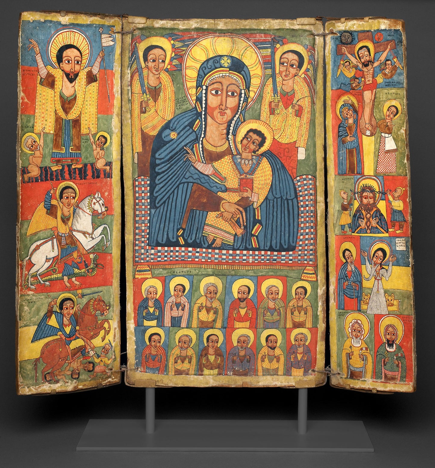 Triptych Icon: Central Ethiopia, Poster Print Wall Art
