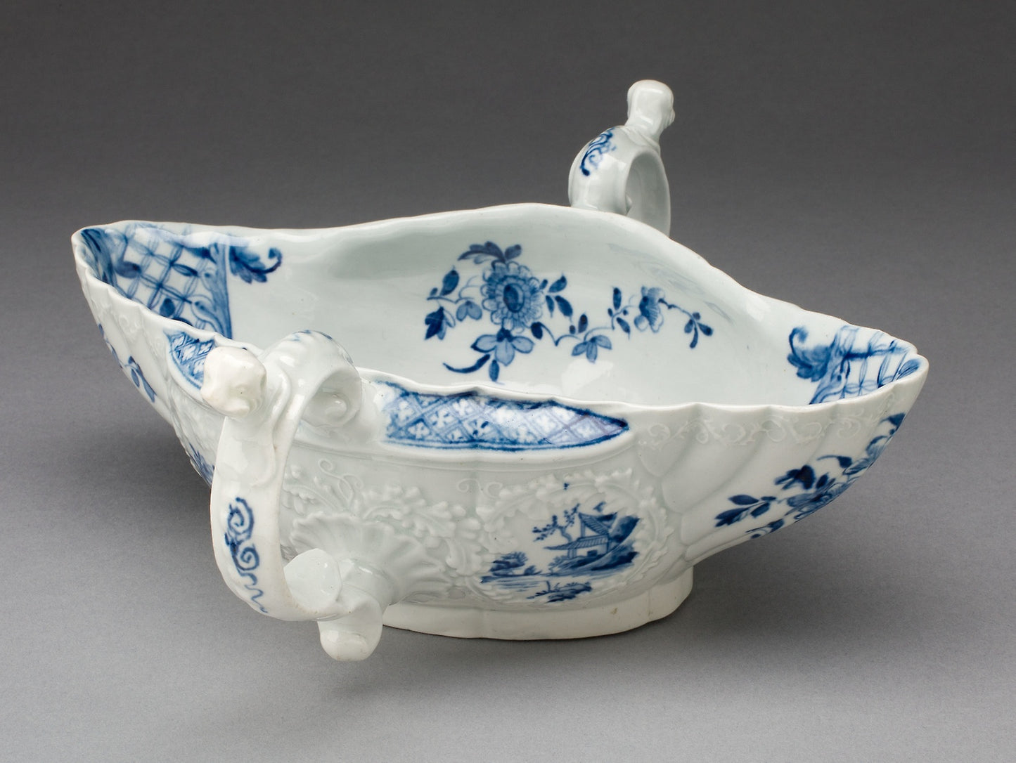 Two-Handled Sauceboat -  Worcester Porcelain Factory,  Poster Print Wall Art