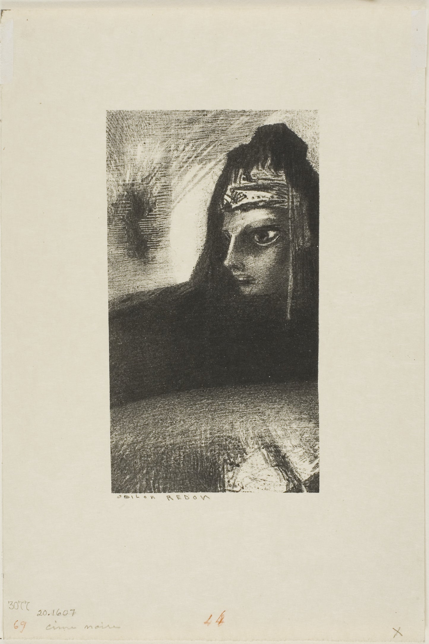 Dark Peak -  Odilon Redon,  Poster Print Wall Art